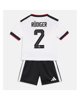 Billige Fotballdrakt Tyskland Antonio Rudiger #2 Replika Hjemmedraktsett Barn VM 2026 Kortermet (med bukser)